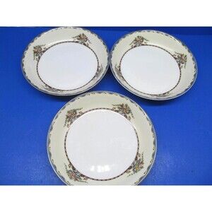 Noritake "M" Mariana Coupe Soup Bowls 7 3/8" Bundle of 3 Discontinued